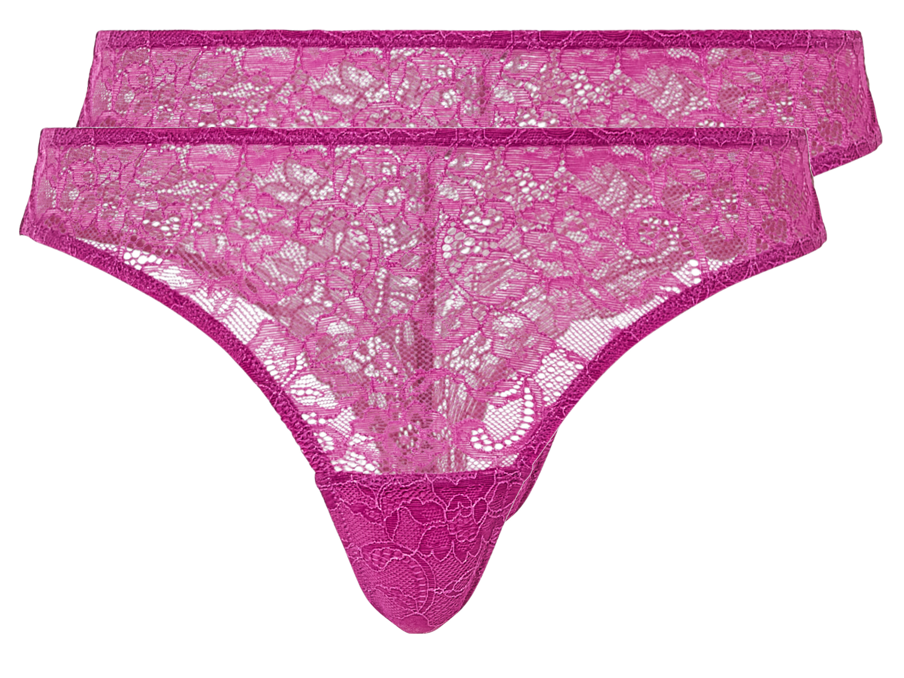 esmara Stringi damskie, 2 pary XS 32/34, Różowy