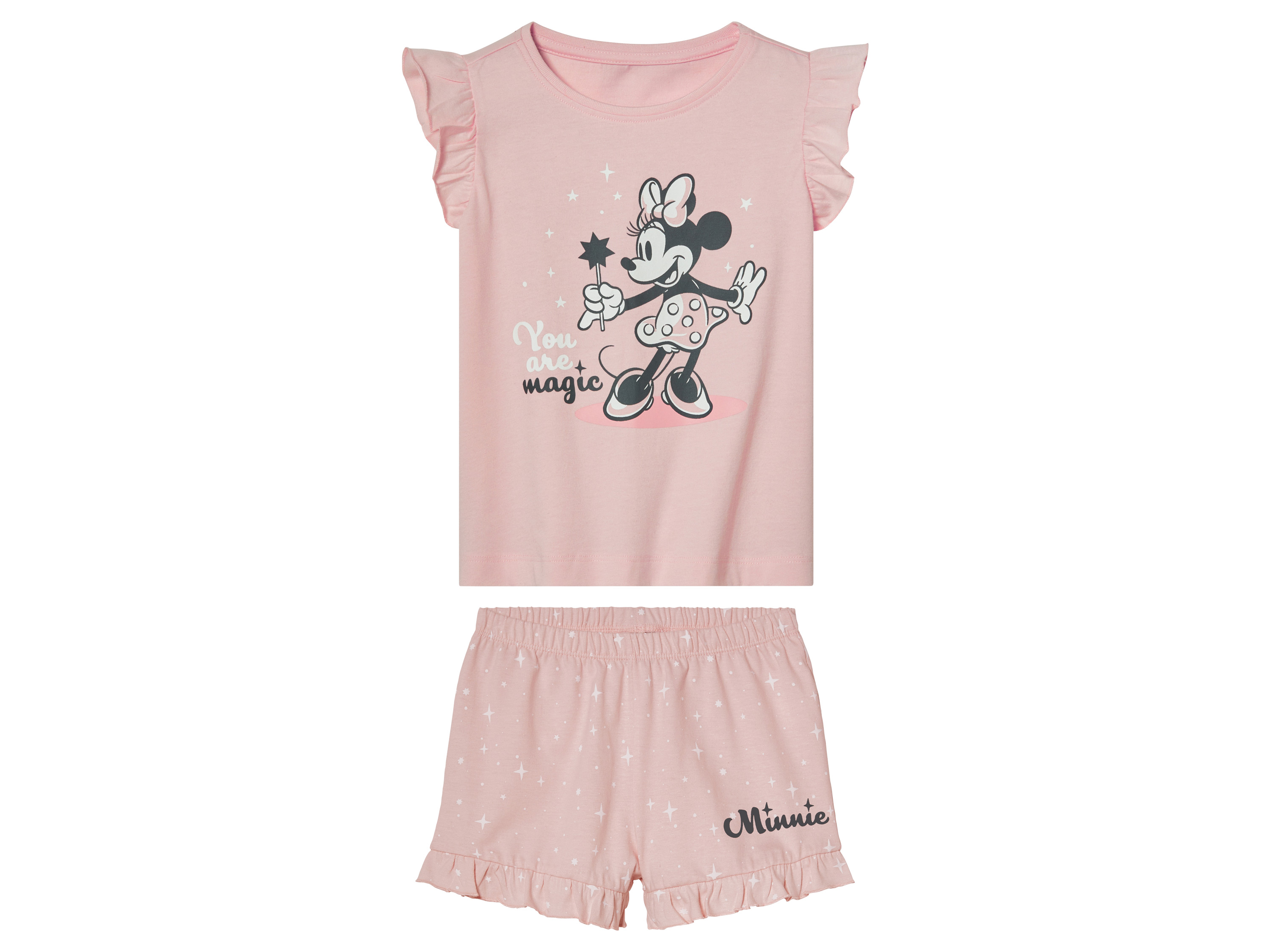 Piżama dziecięca z bawełny Myszka Minnie, 122/128
