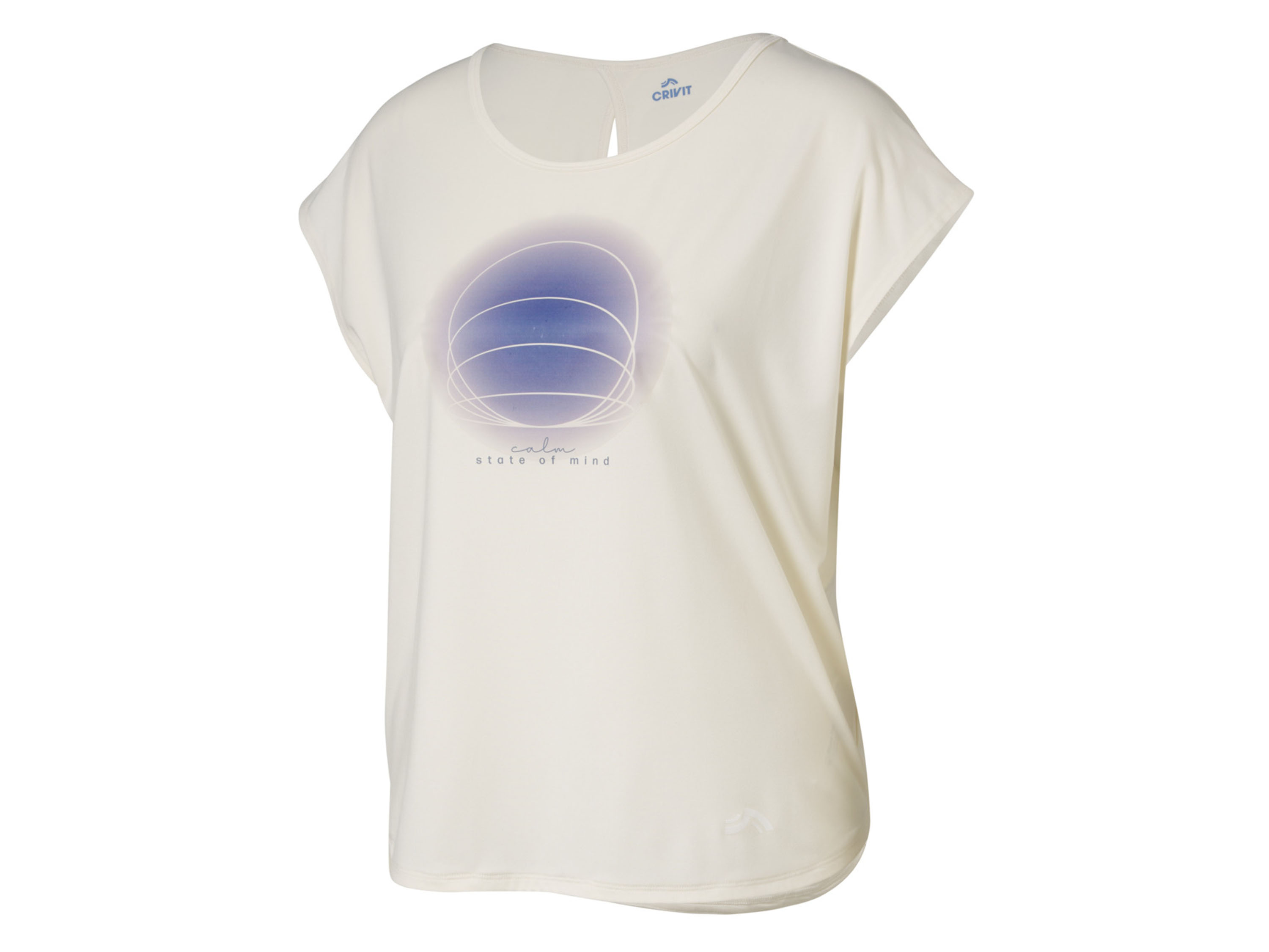 Crivit T-shirt funkcyjny damski z efektem pochłaniania zapachów Biały, XS 32/34