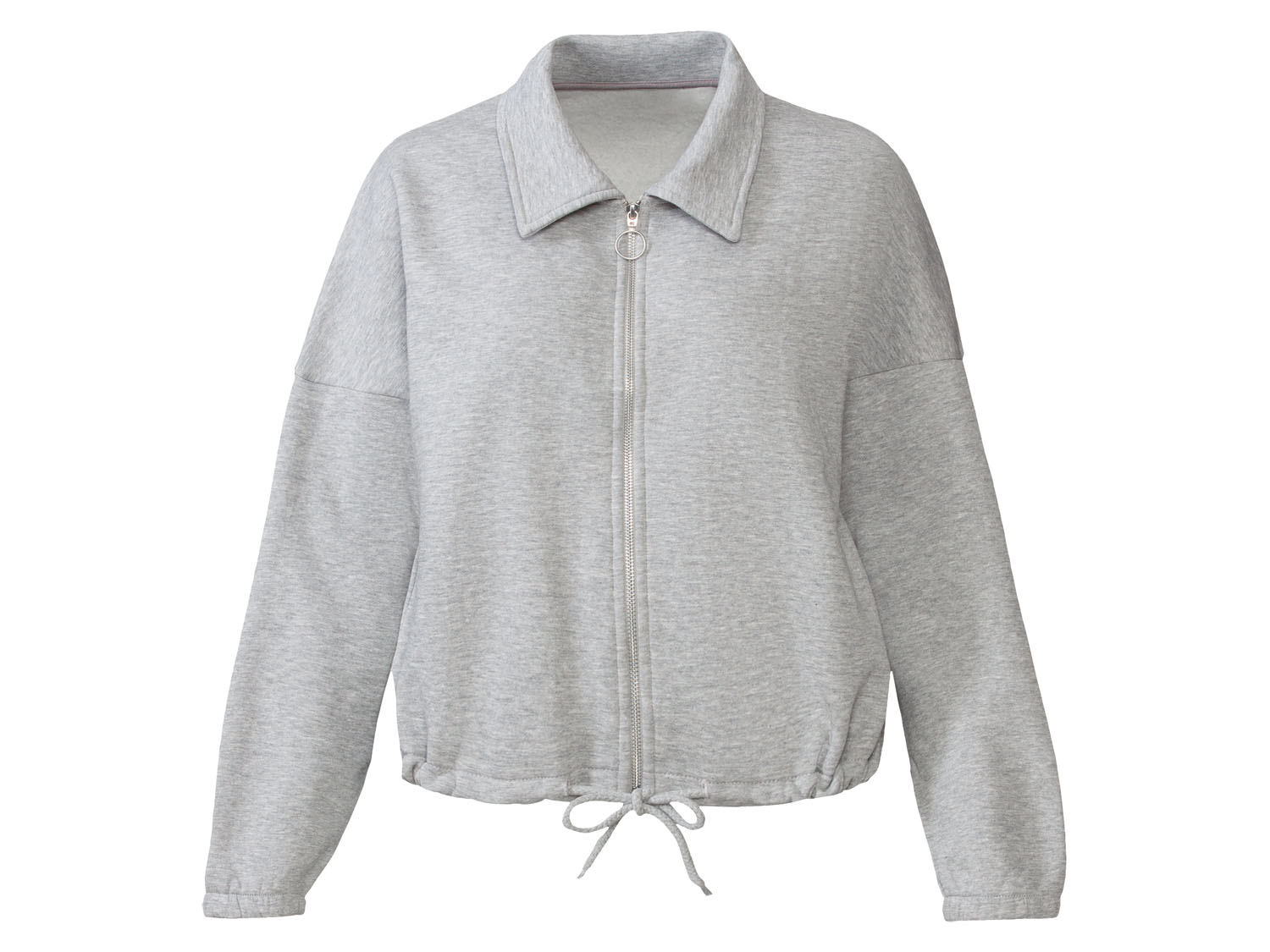 esmara Bluza damska z wiązaniem u dołu XS 32/34, Szary