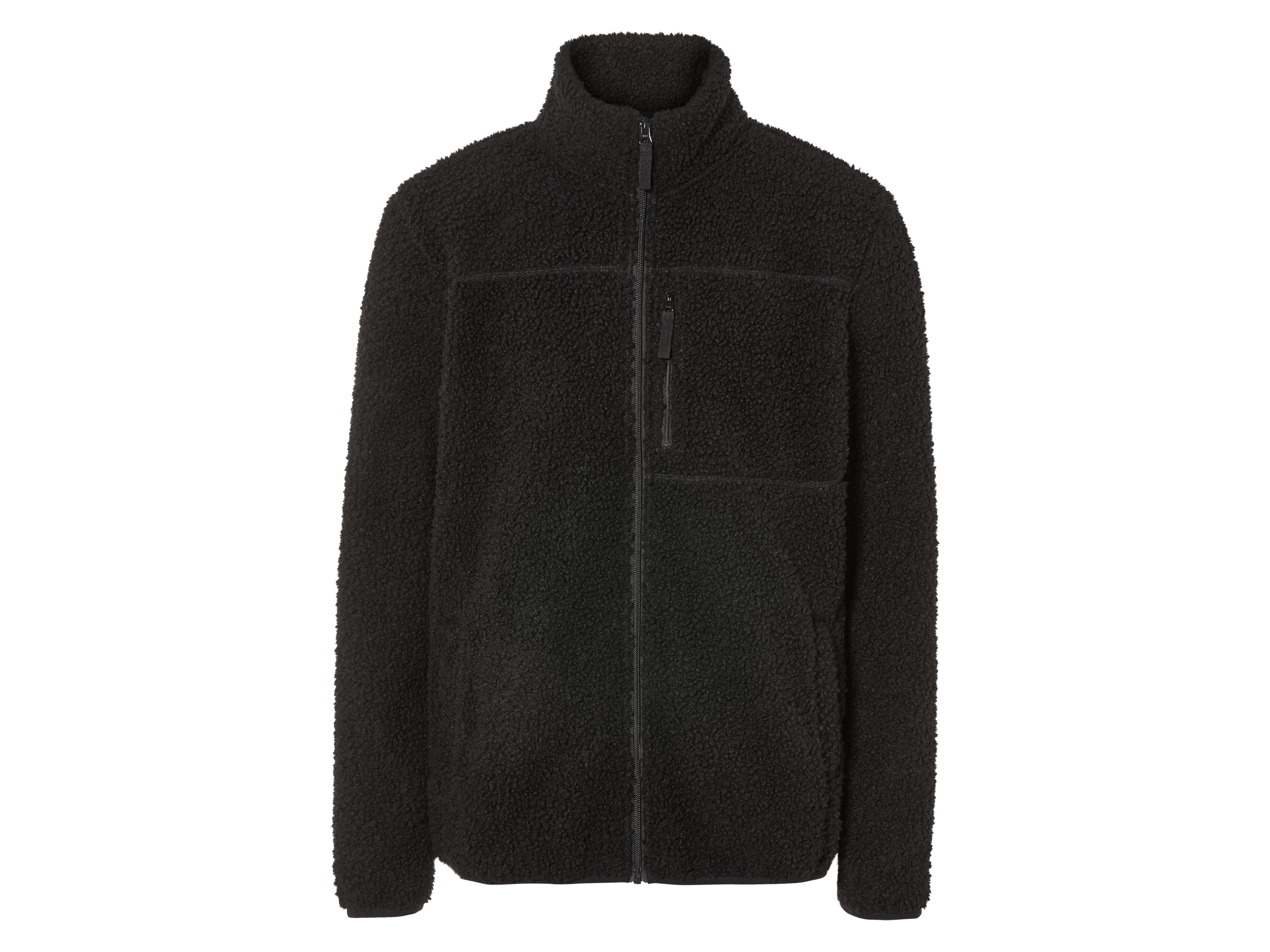 Livergy Bluza męska sherpa Czarny, M 48/50