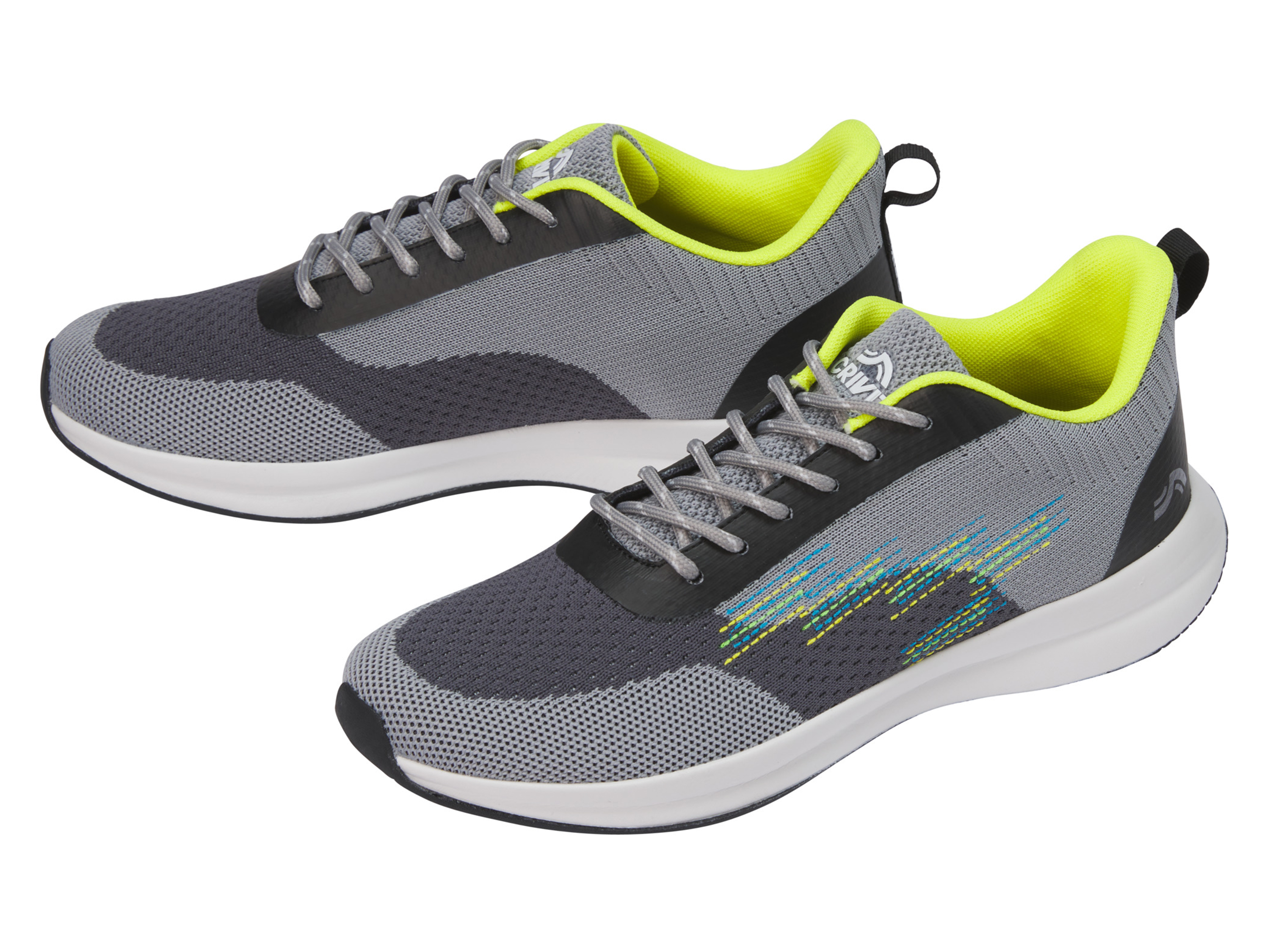 Crivit Buty sportowe męskie z pianką memory Szary, 42
