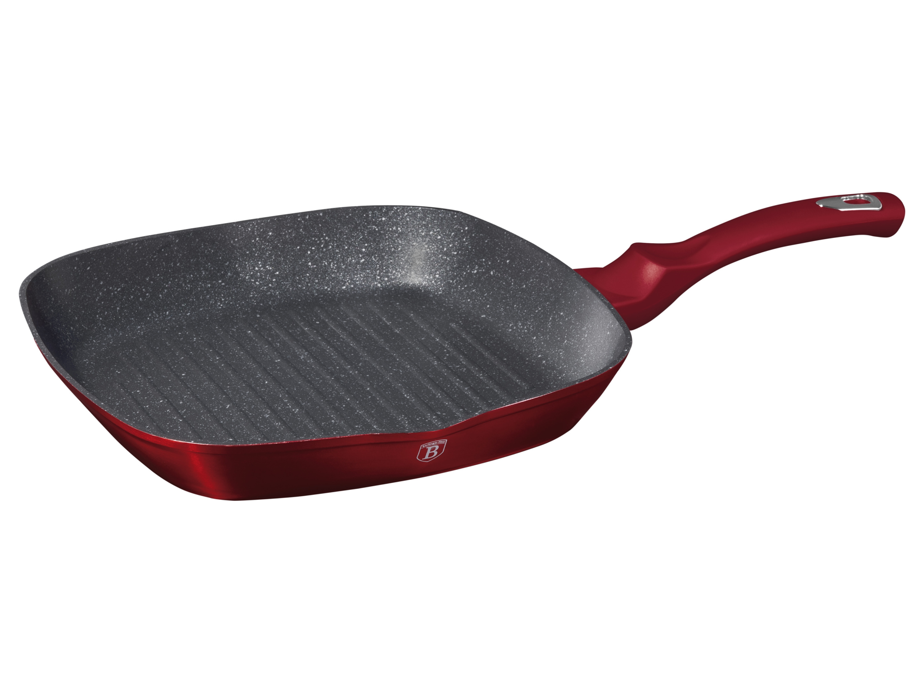 BerlingerHaus Patelnia grillowa Ø 28 cm, Metallic Line - Burgund