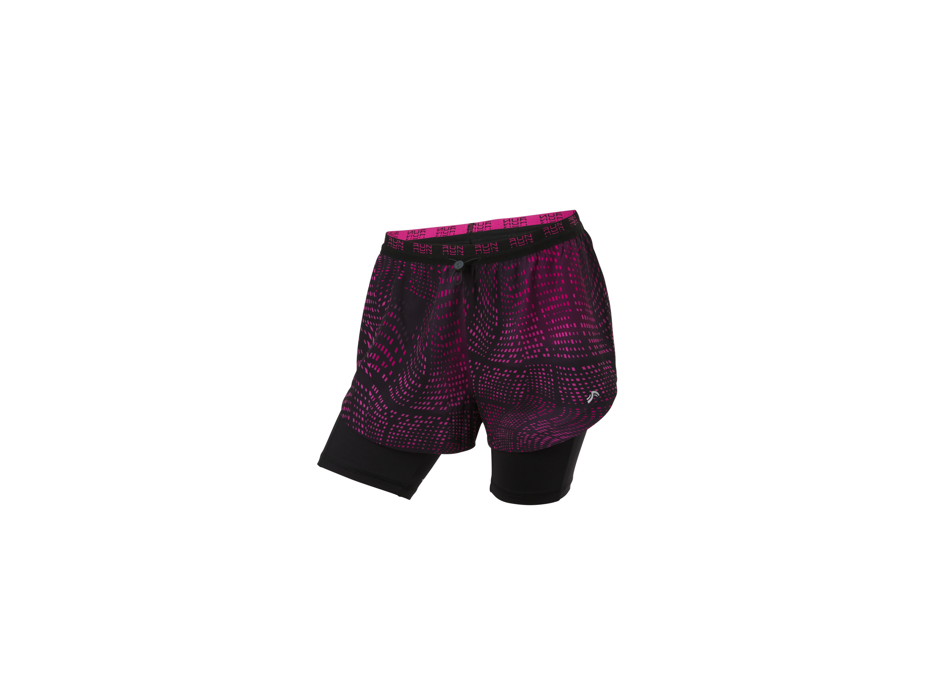 Crivit Szorty funkcyjne damskie z legginsami Różowy, XS 32/34