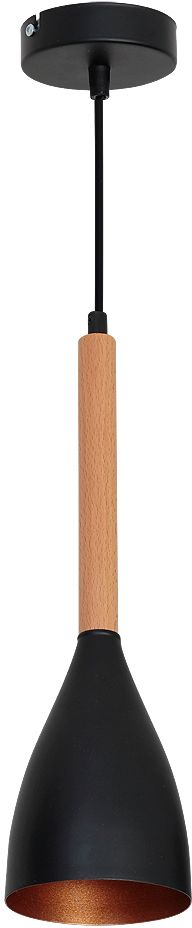 Darmowa Dostawa - Lampa wisząca 1x60 W czarny Luminex Muza 9112