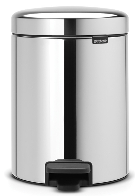 Darmowa Dostawa - Kosz na śmieci 5 l stal Brabantia NewIcon 112621