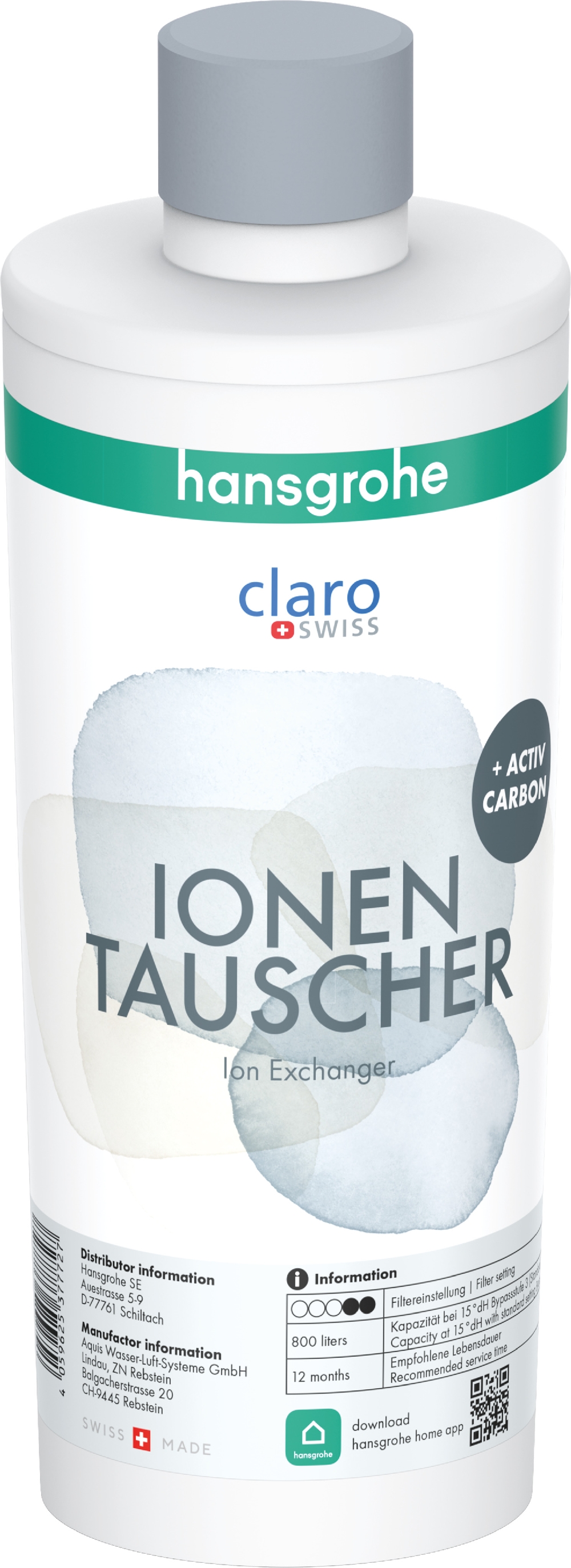 Darmowa Dostawa - Filtr węglowy Hansgrohe 76815000