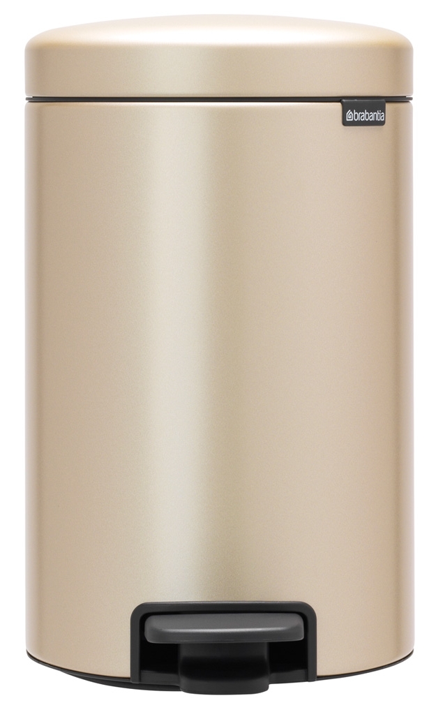 Darmowa Dostawa - Kosz na śmieci 12 l złoty Brabantia NewIcon 304446