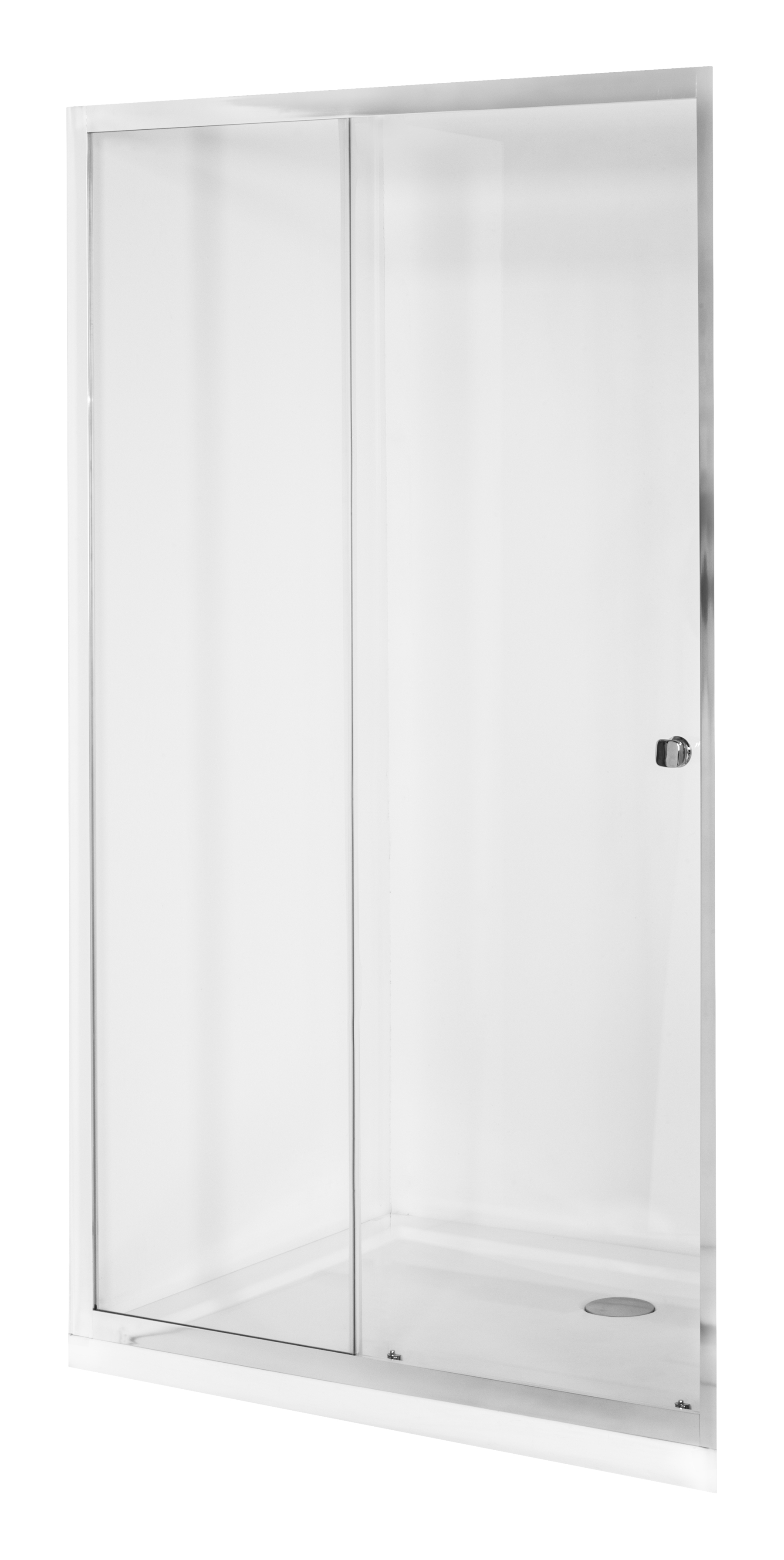 Darmowa Dostawa - Drzwi prysznicowe 120 cm rozsuwane do wnęki Besco Duo Slide DDS120