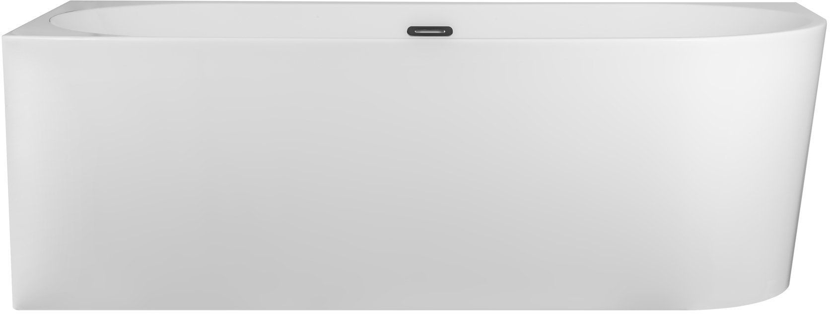 Darmowa Dostawa - Wanna narożna 160x75 cm owalna biały Corsan Intero E230LLEWAOEM