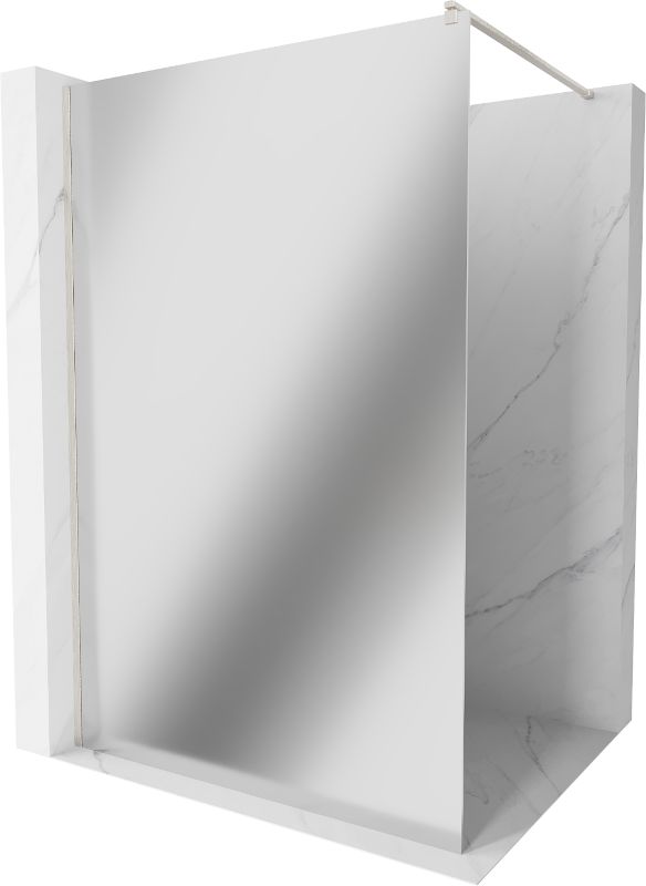 Ścianka prysznicowa Mexen Kioto lustro nikiel szczotkowany 90x200 cm 800-090-101-97-50 1 szt.