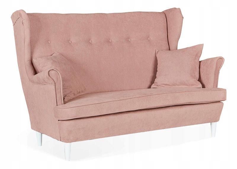 Sofa kanapa uszak do salonu nierozkładana Family Meble ARI pudrowy róż 1szt