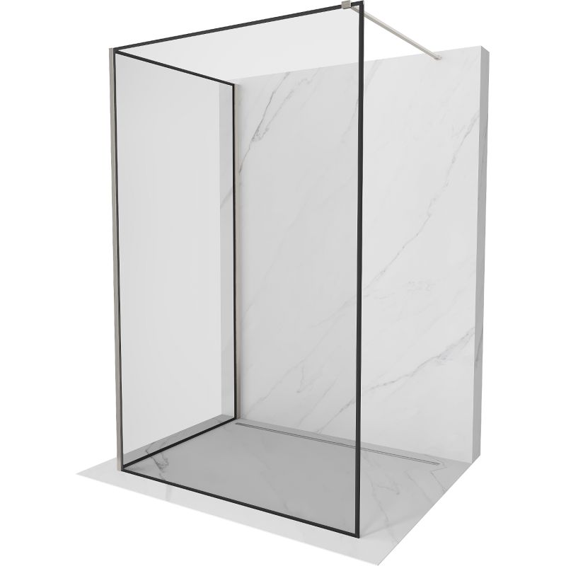 Ścianka prysznicowa walk-in Mexen Kioto czarny wzór 140x120cm 800-140-212-97-70-120 1 szt.