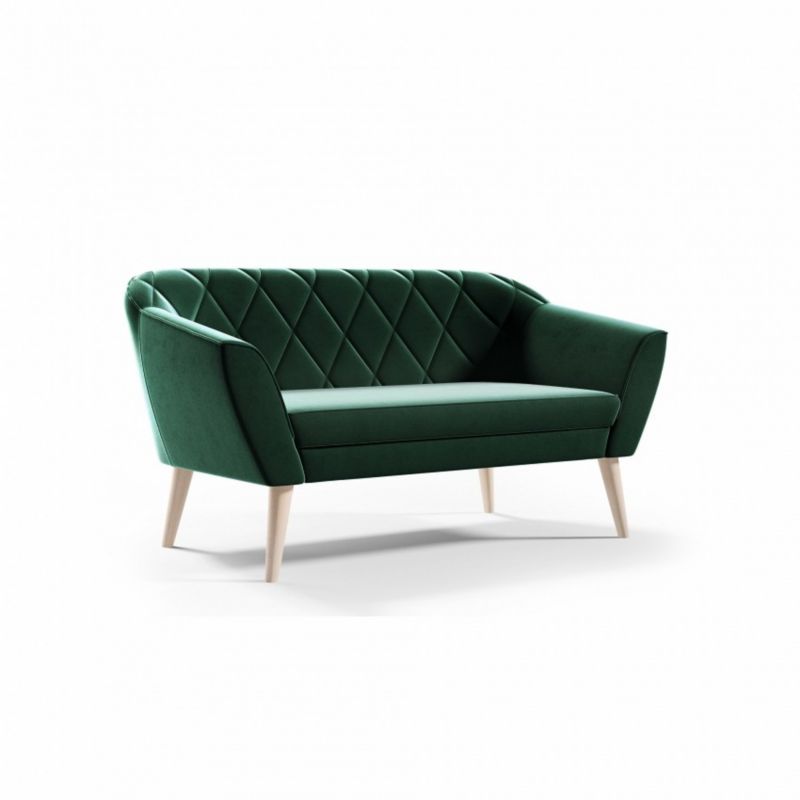 Sofa Bettso Viva 2 140 cm z miękkim oparciem zielony 1szt.