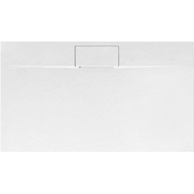 Brodzik Prysznicowy Rea Bazalt Long 80X120 Biały 1 Szt