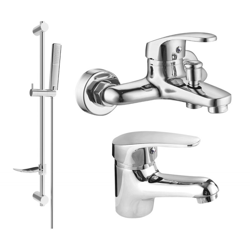 Zestaw wannowy Mexen Erica chrom 746403DF72-00 1 szt.