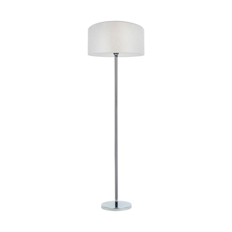 Lampa Podłogowa SPOT Light 1xE27 Max.60W Połączenie Chromu z Srebrnym Abażurem, Polski Producent, 1 szt.
