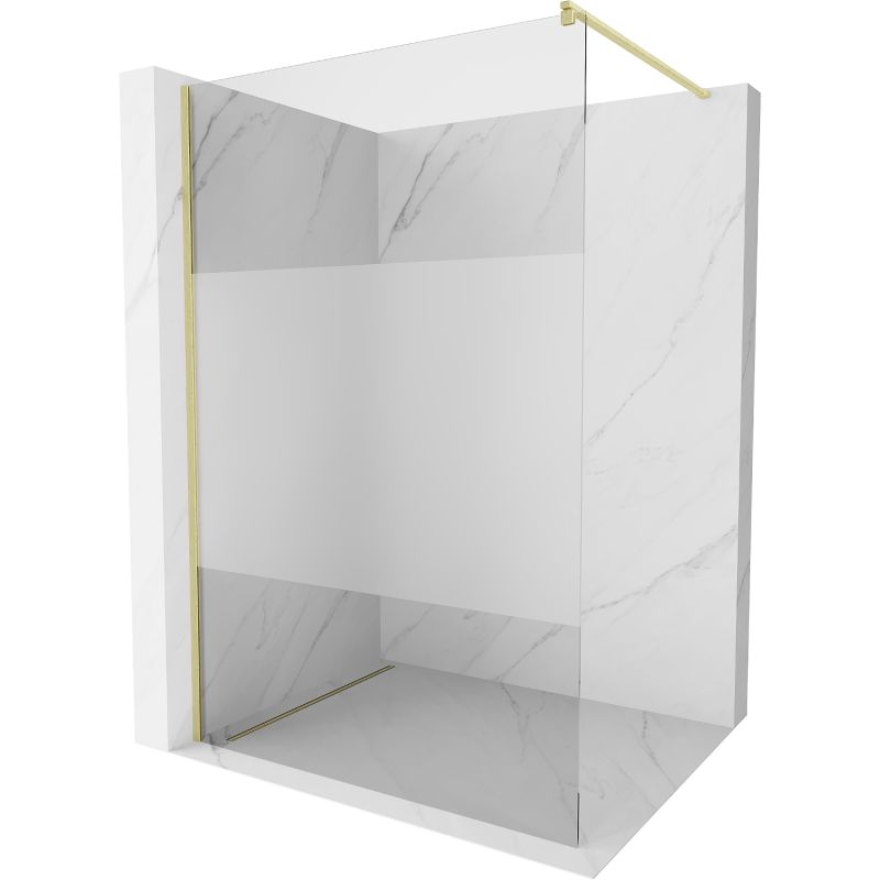 Ścianka prysznicowa Mexen Kioto złota 90x200 cm 800-090-101-55-35 1 szt.