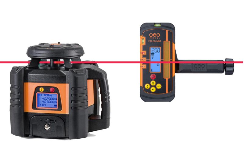 Niwelator laserowy FL 155H-G & FR 60-MM geo-Fennel 1 szt.