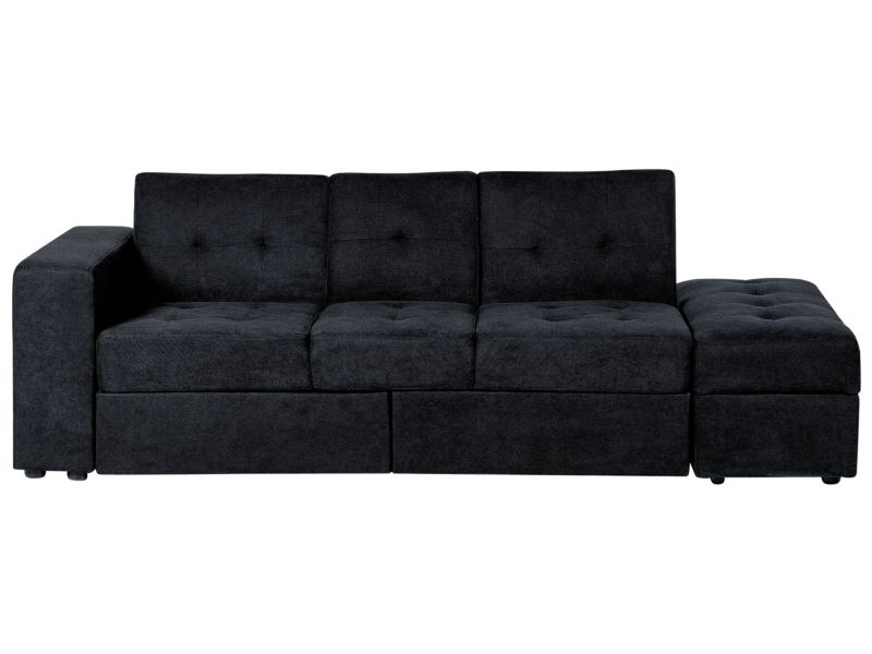 Sofa rozkładana Falster Czarny 1 szt.