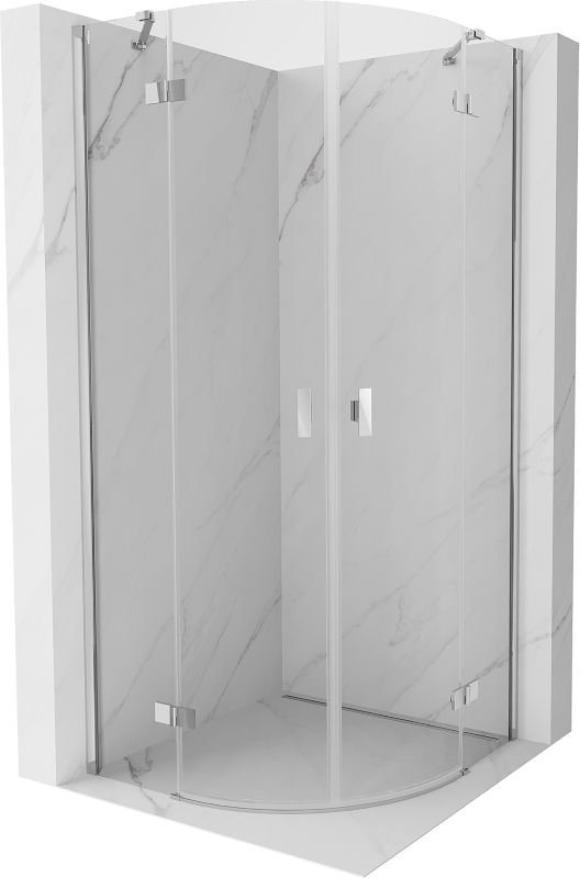 Kabina prysznicowa półokrągła Mexen Mist transparent 70x70 cm 1 szt