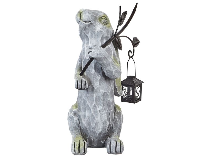 Figurka dekoracyjna Nolay Płyta MgO Cottage Klasyczny Szary 1 szt.