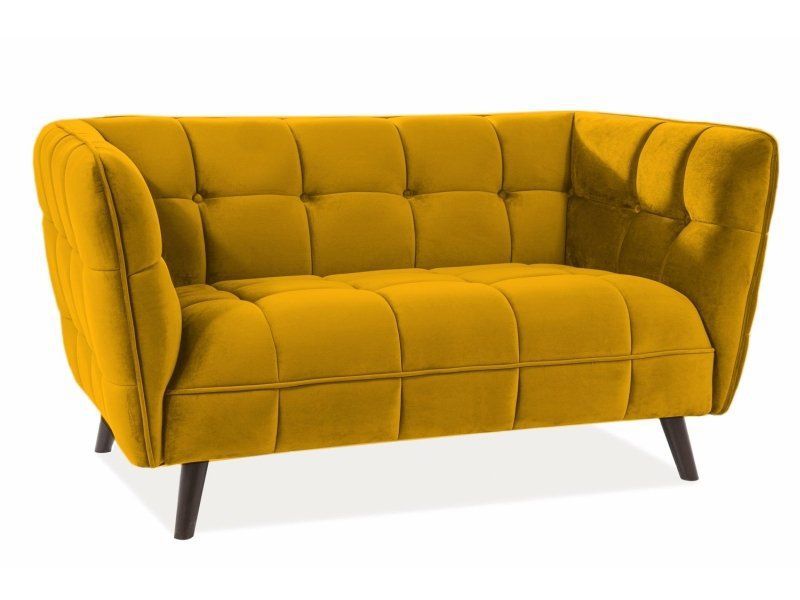 Sofa Signal CASTELLO VELVET 2 curry 1 szt
