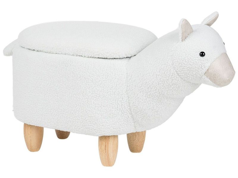 Stołek Zwierzak Alpaca Biały 1 szt.