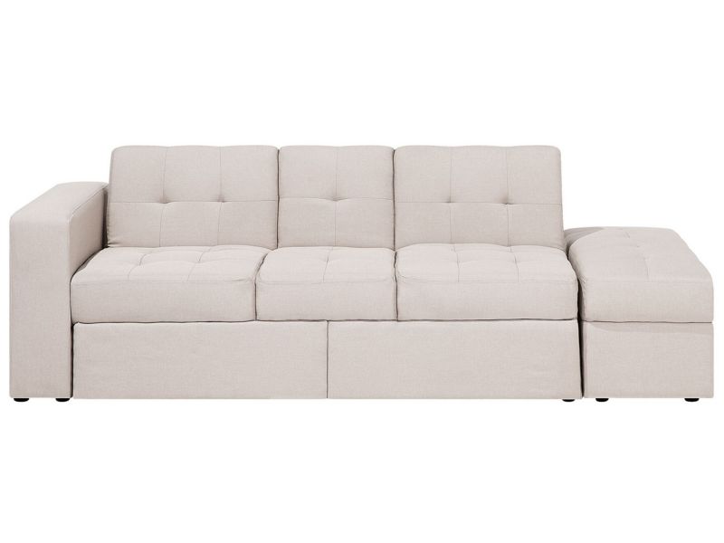 Sofa rozkładana Falster Beżowy 1 szt.