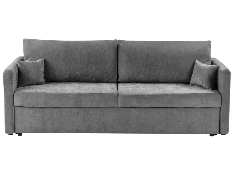 Sofa rozkładana Bleik Jasnoszary Z miejscem do przechowywania 1 szt.