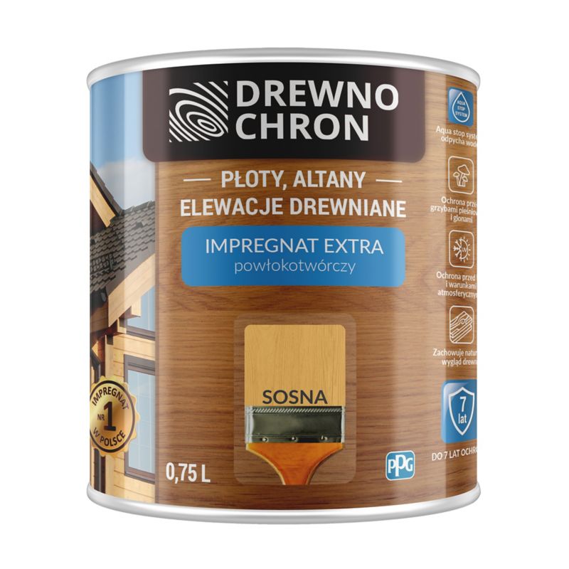 Impregnat Drewnochron Extra Powłokotwórczy sosna 0,75 l