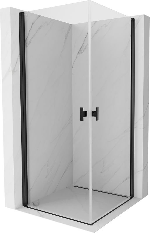 Kabina prysznicowa Mexen Mist-B czarna 80x80 cm - 8A2-080-080-70-00 1 szt.