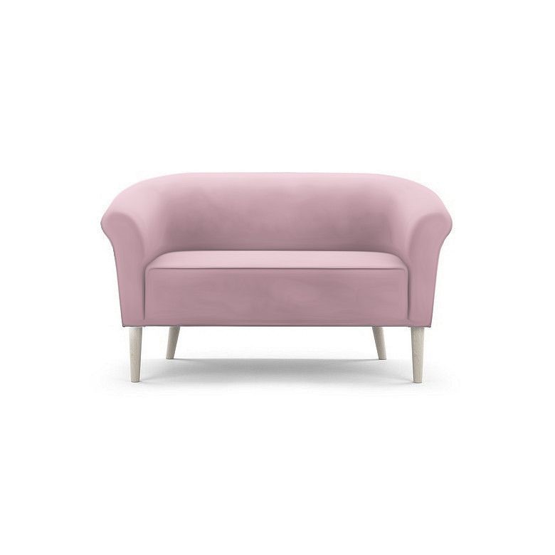 Sofa Bettso Pero 2 132 cm z miękkim oparciem różowa 1szt.