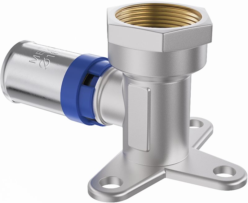 Zaciskowe kolano naścienne Mexen PEX-P 20 mm x 1/2" GW 1 szt.