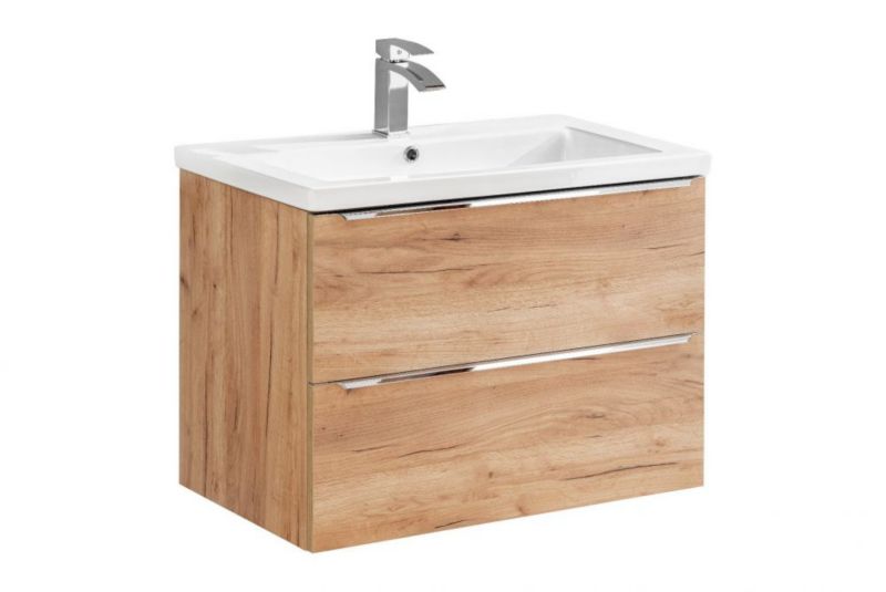 Szafka Comad pod umywalkę CAPRI 821 80 cm dąb 1 szt