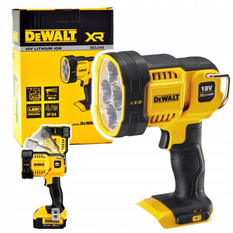 Akumulatorowa Latarka przegubowa DeWalt LED 120-1000 lm 1 szt.