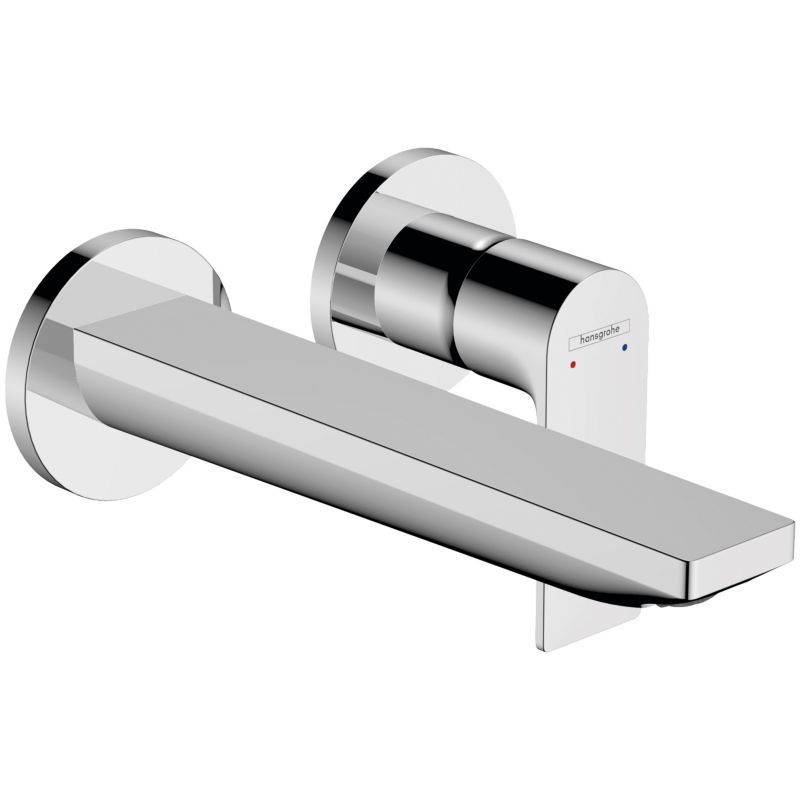 Bateria umywalkowa Hansgrohe Rebris E jednouchwytowa montaż ścienny podtynkowy chrom 1 szt.