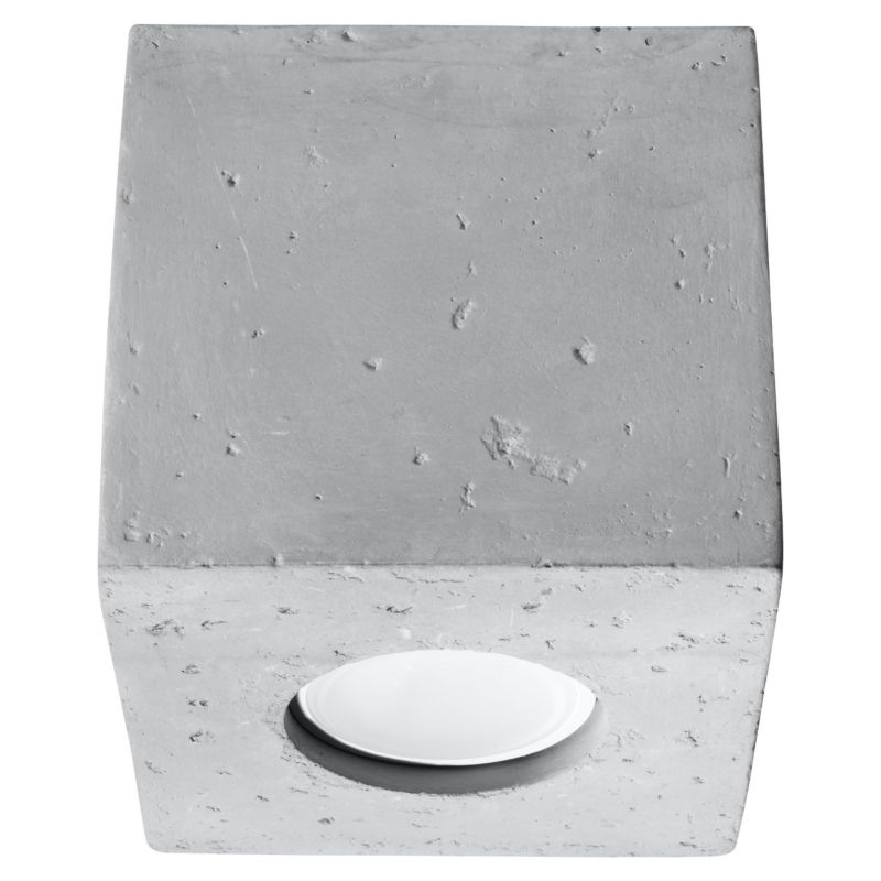 Plafon Sollux Lighting QUAD beton 1 szt.