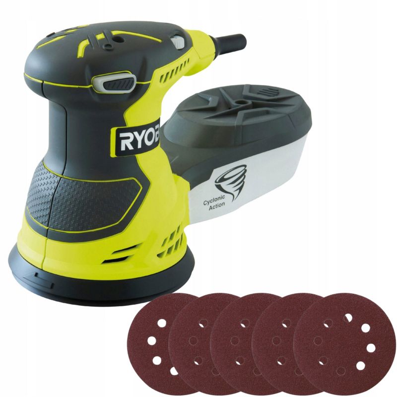 Szlifierka mimośrodowa Ryobi 300W 125mm 1 szt.