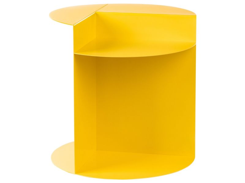 Stolik pomocniczy Taggart Metal Żółty 1 szt.