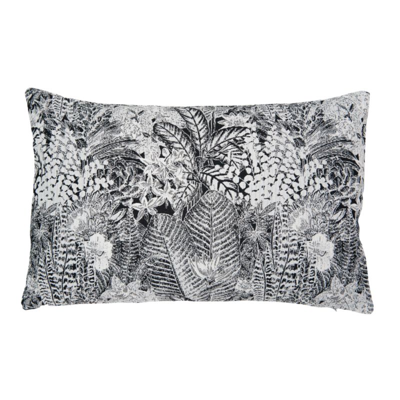 Poduszka GoodHome Mokau 40 x 60 cm czarna