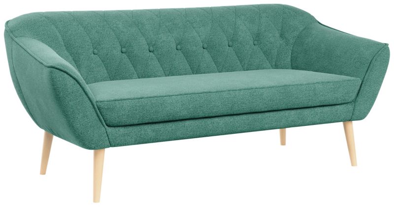 Sofa MKS Meble PIRS 3 ciemnozielony struktura 1szt.