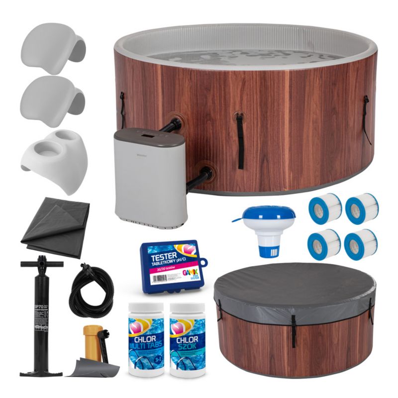 Spa dmuchane Warmtec Korsyka basen ogrodowy hydromasaż 4os. 152cm 1szt.