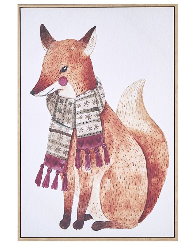 Obraz na płótnie Muccia Prostokątny 63 x 99 cm Zwierzęcy Brązowy 1 szt.