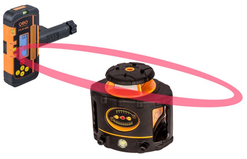 Niwelator laserowy FL 300HV-G EasyGrade & FR 60-MM geo-Fennel 1 szt.