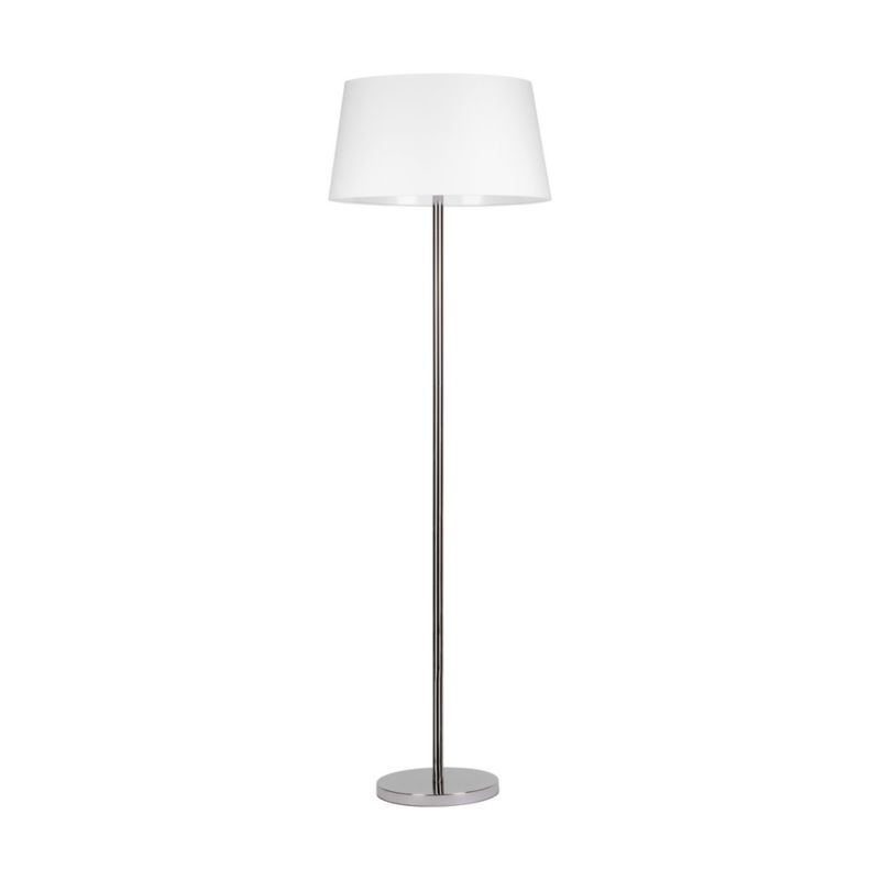 Lampa Podłogowa SPOT Light 1xE27 Max.60W Połączenie Chromu oraz Bieli, Polski Producent, 1 szt.