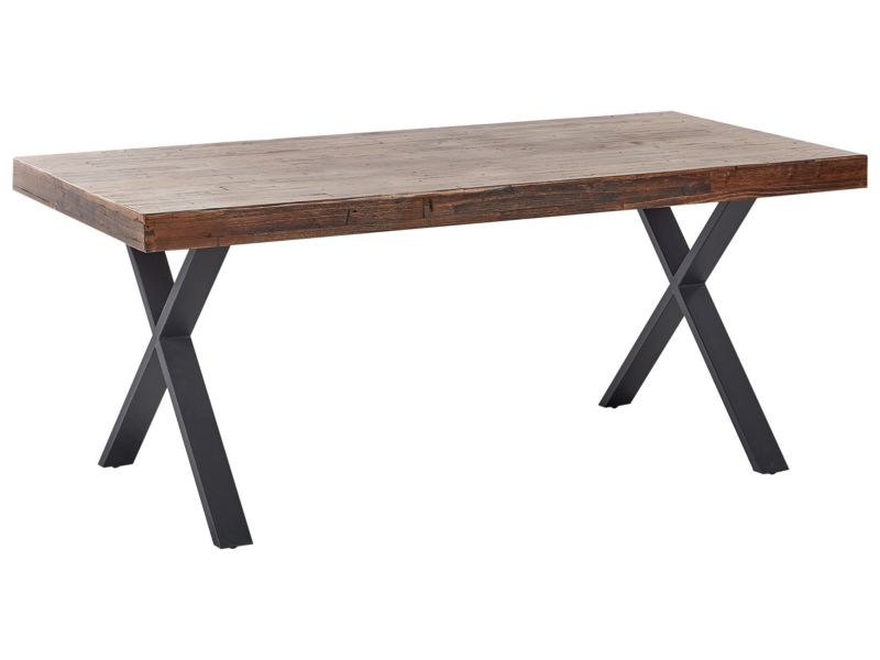 Stół do jadalni Clifton Ciemnobrązowy 180 cm 90 cm Drewno 1 szt.