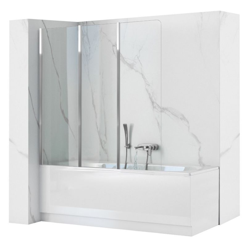 Parawan Wannowy Rea Agat 120 Chrom 1 Szt