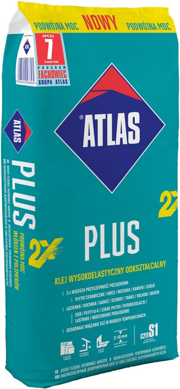Klej Atlas Plus Nowy 20 kg