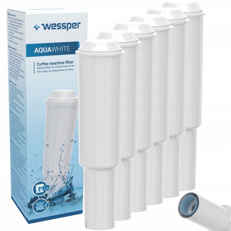 Filtr wody, Wessper, wkład do ekspresu Jura, węglowy, zamiennik, 6szt